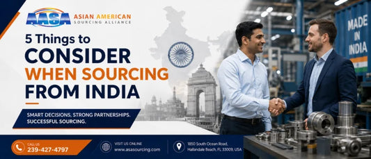 5 Things to Consider When Sourcing from India