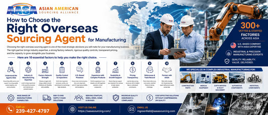 How to Choose the Right Overseas Sourcing Agent for Manufacturing